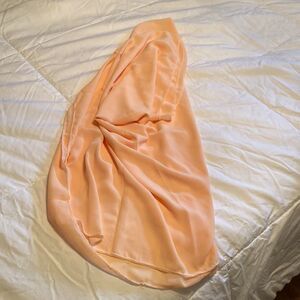 NEW Peach Chiffon Table Runner 10ft Sheer Wedding Runner 27.5x120” Romantic